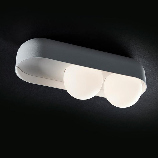 Dice Surface M2 Ceiling Light by Toss B, Color: Black, White, ,  | Casa Di Luce Lighting