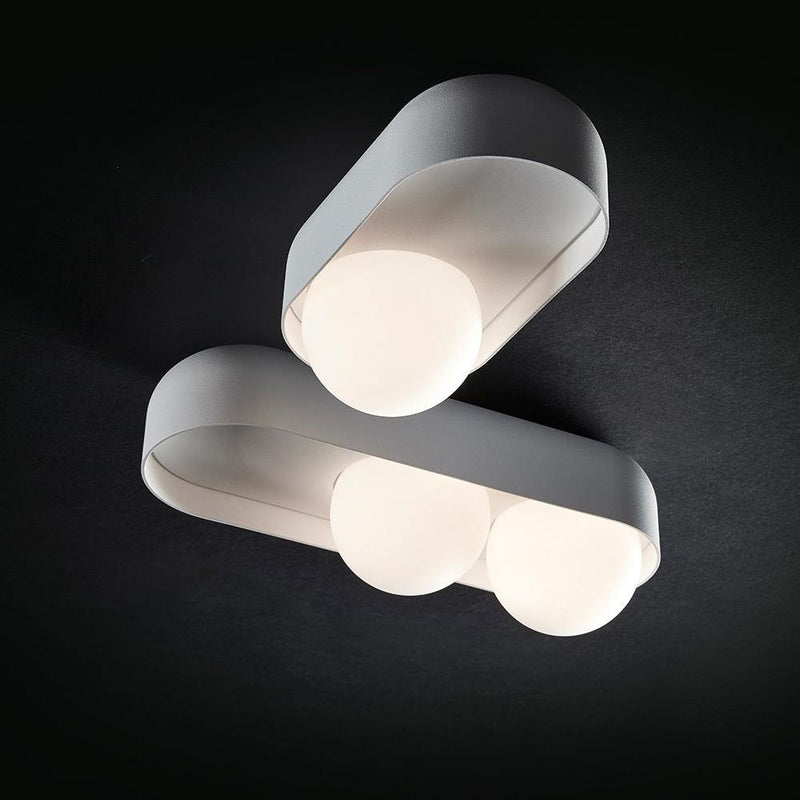 Dice Surface M2 Ceiling Light by Toss B, Color: Black, White, ,  | Casa Di Luce Lighting