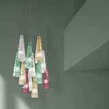 Chaotic Pendant by Sylcom, Color: Ocean - Sylcom, Size: Small,  | Casa Di Luce Lighting