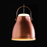 Copper Bell Pendant Light by Antonangeli