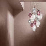 Casa Blanca Pendant by Sylcom, Color: Milk White Clear - Sylcom, Size: Large,  | Casa Di Luce Lighting