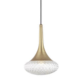 Bella Oval Pendant by Mitzi, Finish: Brass Aged, Size: Large,  | Casa Di Luce Lighting