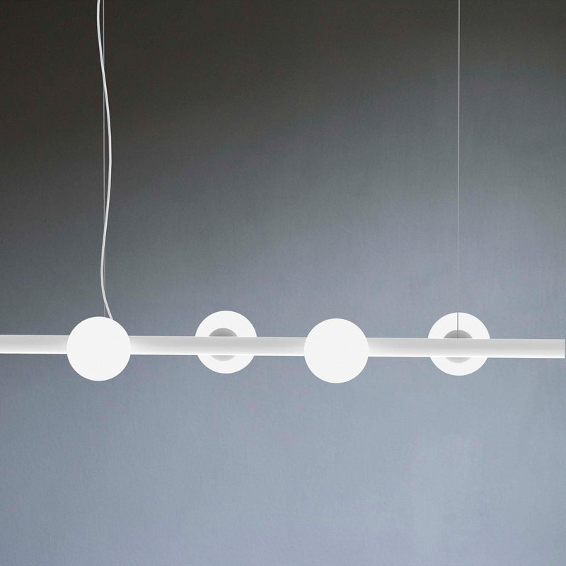 Tin Tin S4 Linear Suspension Lamp by Marchetti