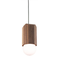 Bimar Pendant Light by Cerno, Color: Walnut, Dark Stained Walnut - Cerno, White Washed Oak - Cerno, Light Option: E26, LED,  | Casa Di Luce Lighting