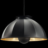 Cupola 63 Pendant by Fortuny by Venetia Studium, Color: White, Finish: Gold Leaf,  | Casa Di Luce Lighting