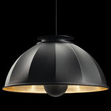 Cupola 76 Pendant by Fortuny by Venetia Studium, Color: Black, Finish: Gold Leaf,  | Casa Di Luce Lighting