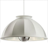 Cupola 76 Pendant by Fortuny by Venetia Studium, Color: White, Finish: Silver Leaf,  | Casa Di Luce Lighting
