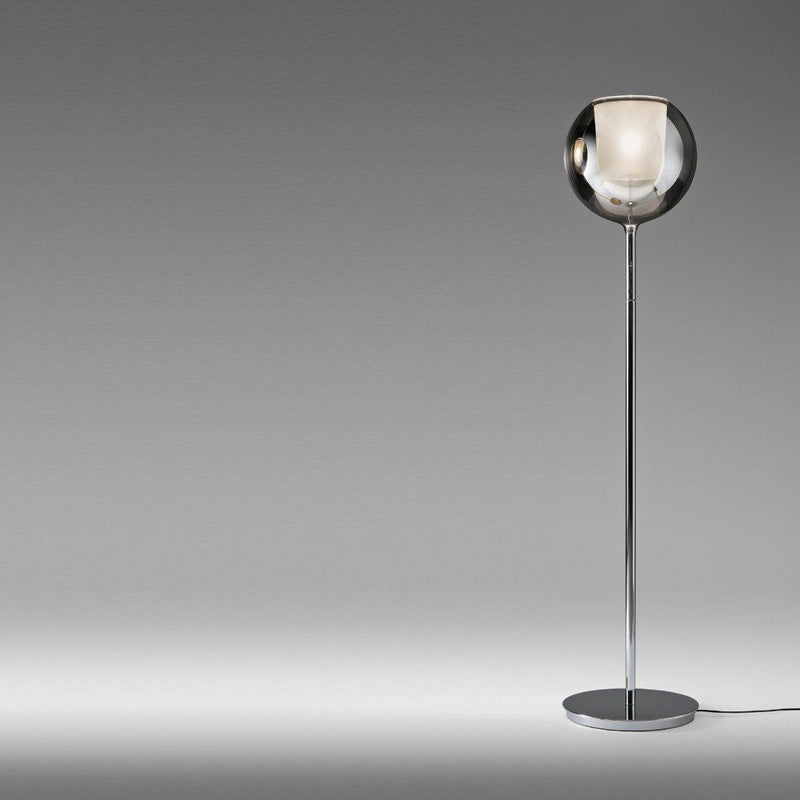 Glo Floor Lamp by Penta, Color: Transparent, Finish: Glossy Chrome-Penta,  | Casa Di Luce Lighting
