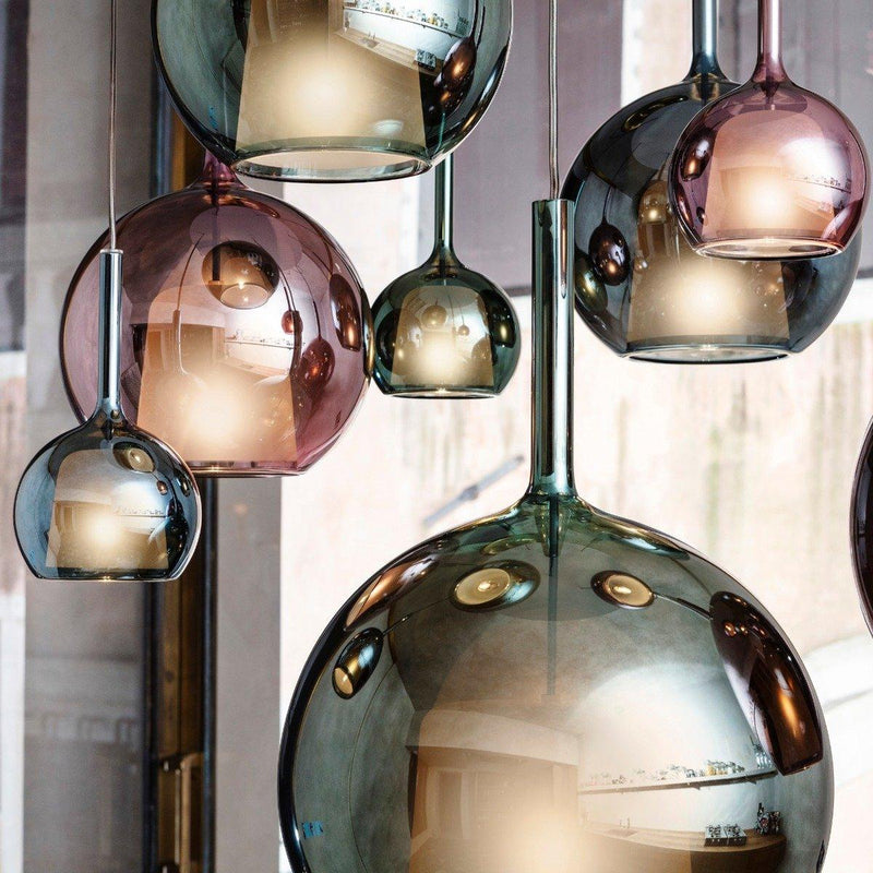 Glo Mini Pendant by Penta, Color: Violet, Finish: Titanium,  | Casa Di Luce Lighting