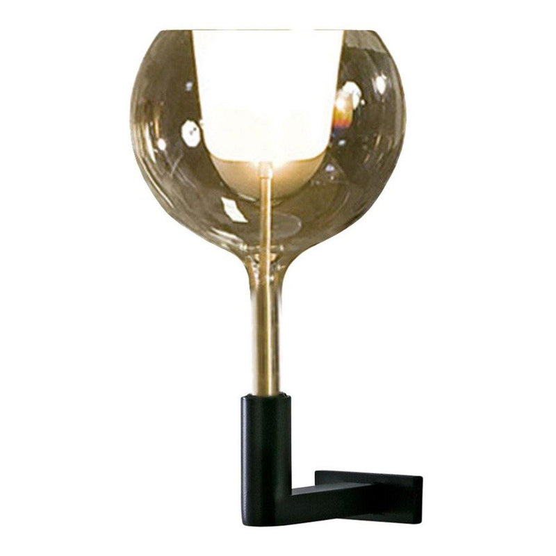 Glo Wall Lamp by Penta, Color: Transparent, Finish: Matt Black, Size: Mini | Casa Di Luce Lighting
