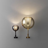 Glo Wall Lamp by Penta, Color: Black, Finish: Matt Gold-Penta, Size: Mini | Casa Di Luce Lighting