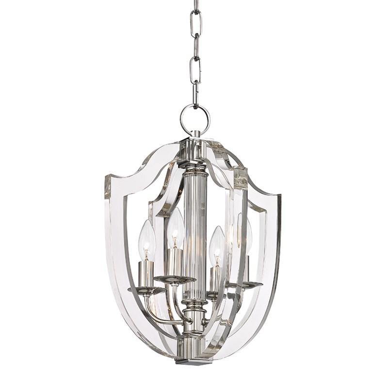 Arietta Pendant by Hudson Valley, Finish: Nickel Polished, Size: Small,  | Casa Di Luce Lighting