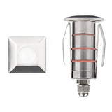LED 1 Inch Inground Square Landscape Light by W.A.C. Lighting, Color Temperature: 2700K, 3000K, ,  | Casa Di Luce Lighting