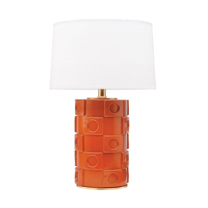 Athena Table Lamp by Mitzi, Finish: Burnt Orange/Gold Leaf Combo-Mitzi, ,  | Casa Di Luce Lighting