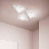 Memmo Ceiling Light by Sylcom, Color: Amber Graniglia - Sylcom, Finish: White, Size: Small | Casa Di Luce Lighting