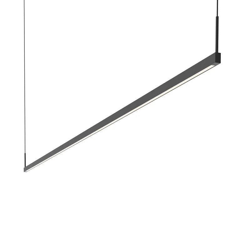 Thin-Line LED Pendant By Sonneman Lighting, Size: X Large, Finish: Satin Black