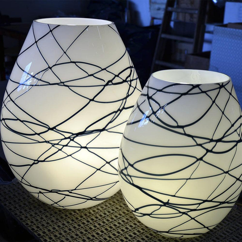 Ambiente Ragnatela Table Lamp by Murano Arte, Sizes: Medium, Large, ,  | Casa Di Luce Lighting