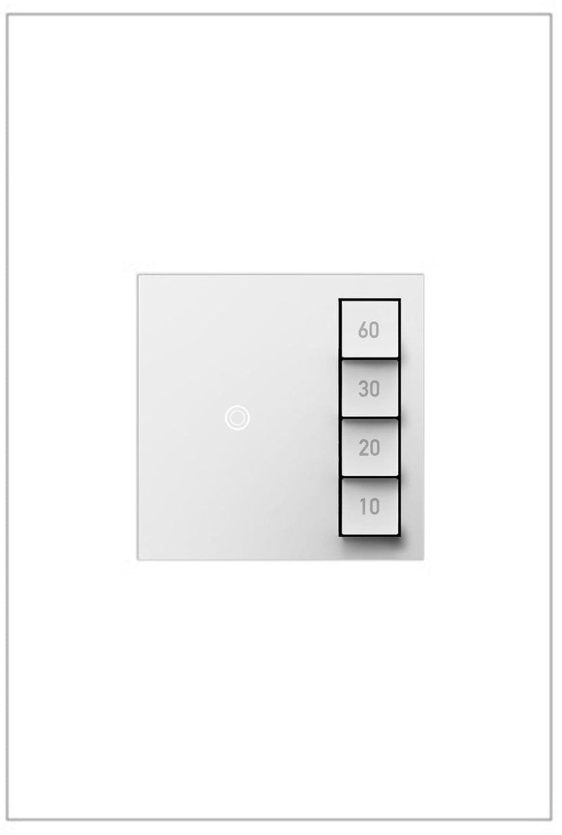 Legrand Timer Switch - Manual On-Timed Off in White