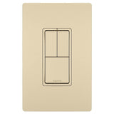 Radiant Two Single Pole Switch and Single Pole 3 Way - Casa Di Luce