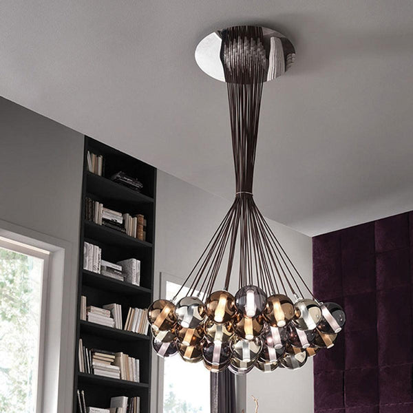 Eclisse 1292.37L Chandelier by Cangini & Tucci, Color: Clear, Black, Steel-Cangini & Tucci, Gold, Bronze, Rose Gold-Cangini & Tucci, Rainbow-Cangini & Tucci, ,  | Casa Di Luce Lighting