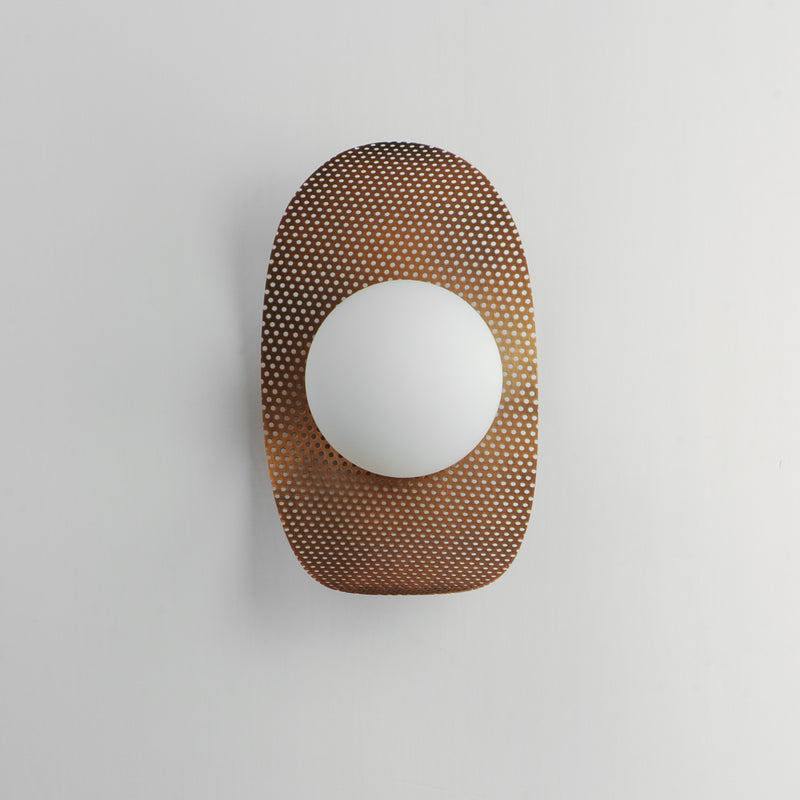 Chips Wall Sconce By Studio M, Finish: Natural Aged Brass