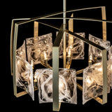 Modern Brass Arc 8 Light Pendant by Hubbardton Forge