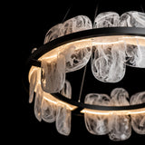 Black Vitre Circular LED Pendant by Hubbardton Forge