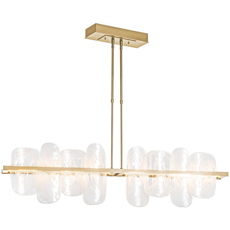 Gold Vitre Linear Suspension by Hubbardton Forge
