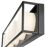 Rover Vanity Light By Eurofase, Size: Small, Finish: Black