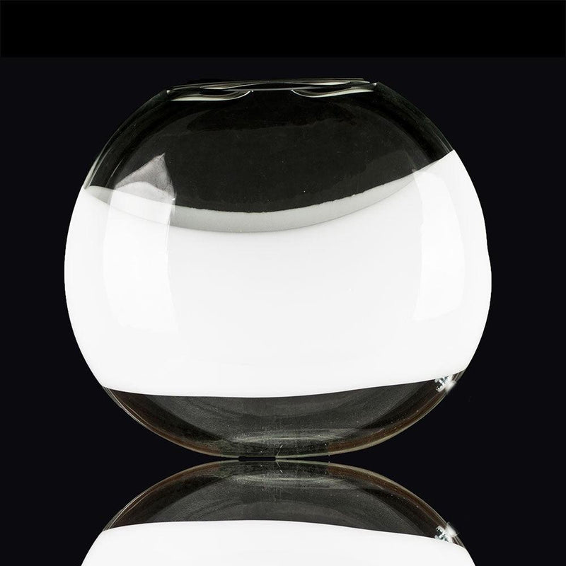Oikos Mou Table Lamp by Murano Arte, Color: Crystal/White, ,  | Casa Di Luce Lighting