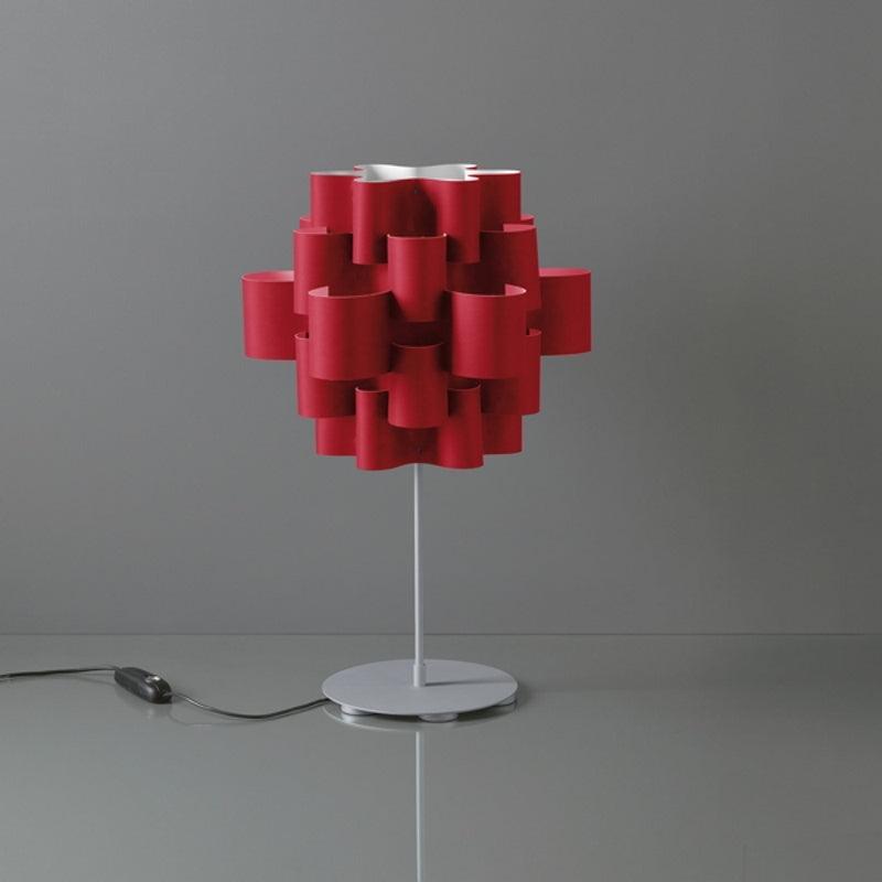 Red Sun Table Lamp by Karboxx