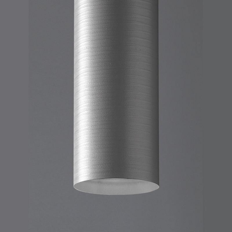 Silver Tube Wall Sconce by Karboxx