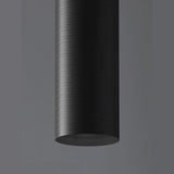 Black Tube Wall Sconce by Karboxx