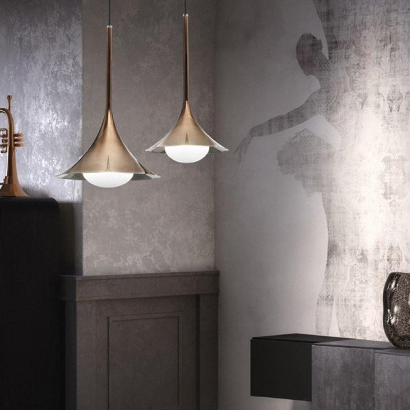 Lady Louis Suspension by Cangini & Tucci, Color: Bronze, Finish: Black, Size: Large | Casa Di Luce Lighting
