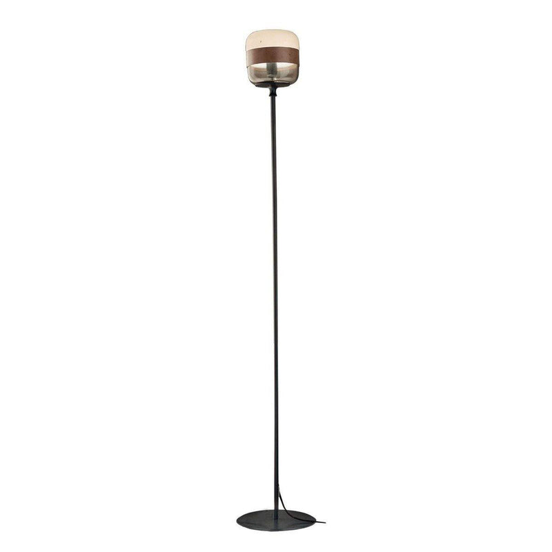 Futura PT P Floor Lamp by Vistosi, Color: Copper/White - Vistosi, Finish: Matt Black,  | Casa Di Luce Lighting