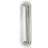 Litton Wall Sconce By Hudson Valley, Size: Small, Finish: Polished Nickel