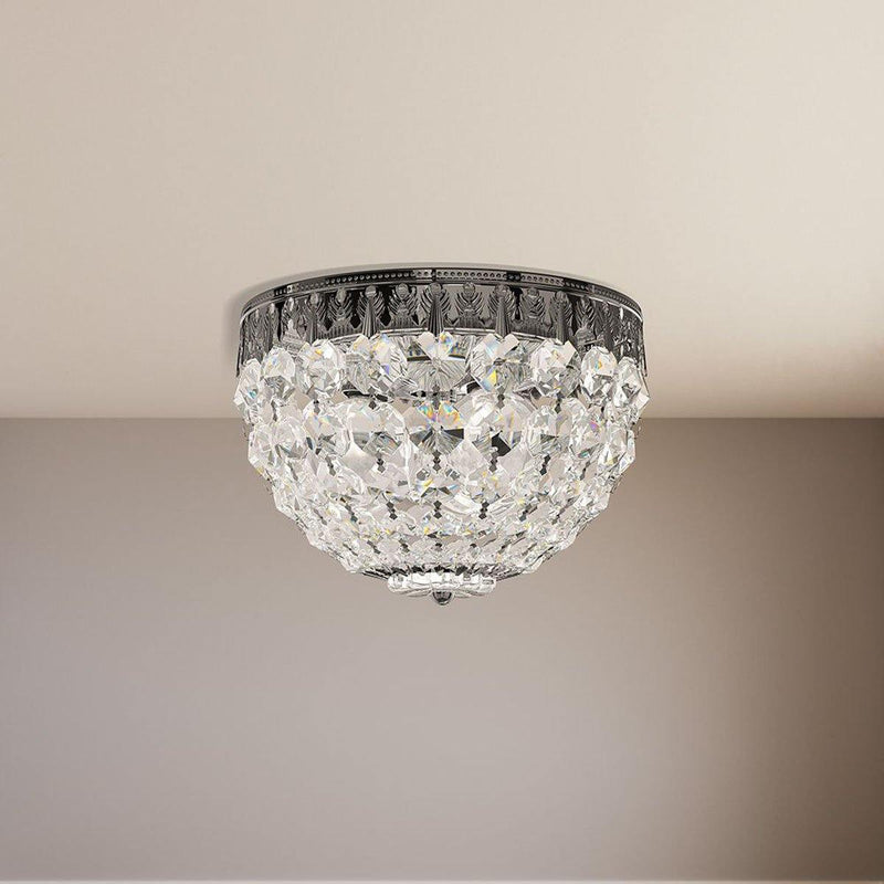 Heirloom Bronze Small Petit Crystal Ceiling Light by Schonbek