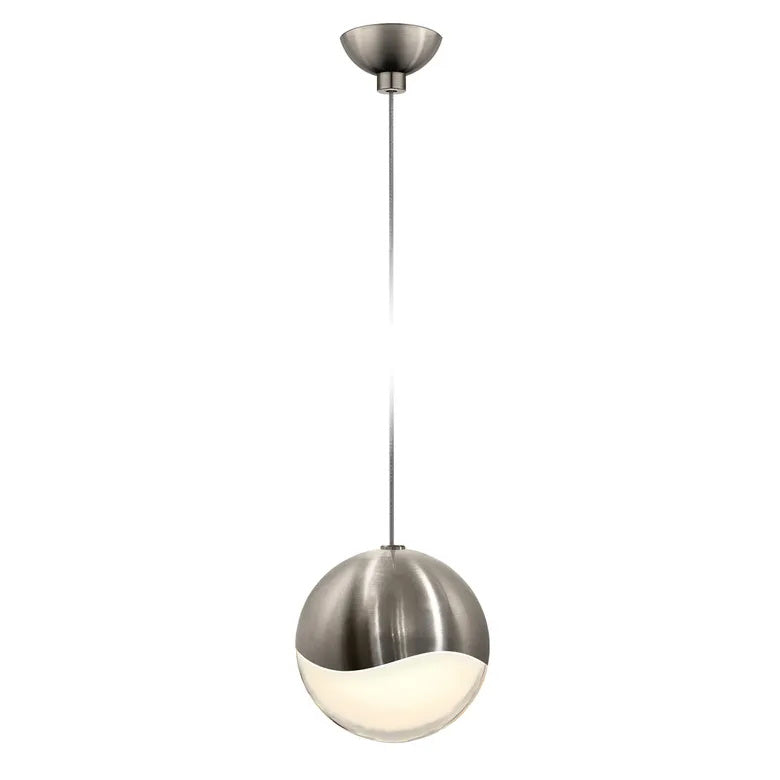Grapes LED Pendant By Sonneman Lighting, Size: Large, Finish: Satin Nickel, Canopy Style: Micro-Dome Canopy