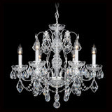 Century Chandelier by Schonbek, Finish: Silver Antique-Schonbek, Number of Lights: 6,  | Casa Di Luce Lighting