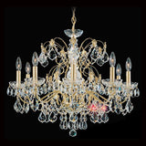 Century Chandelier by Schonbek, Finish: Silver Antique-Schonbek, Number of Lights: 9,  | Casa Di Luce Lighting