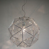 Chrome Poliedro Pendant by Martinelli Luce
