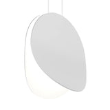 Malibu Disc Pendant by Sonneman, Finish: White, Size: Medium,  | Casa Di Luce Lighting