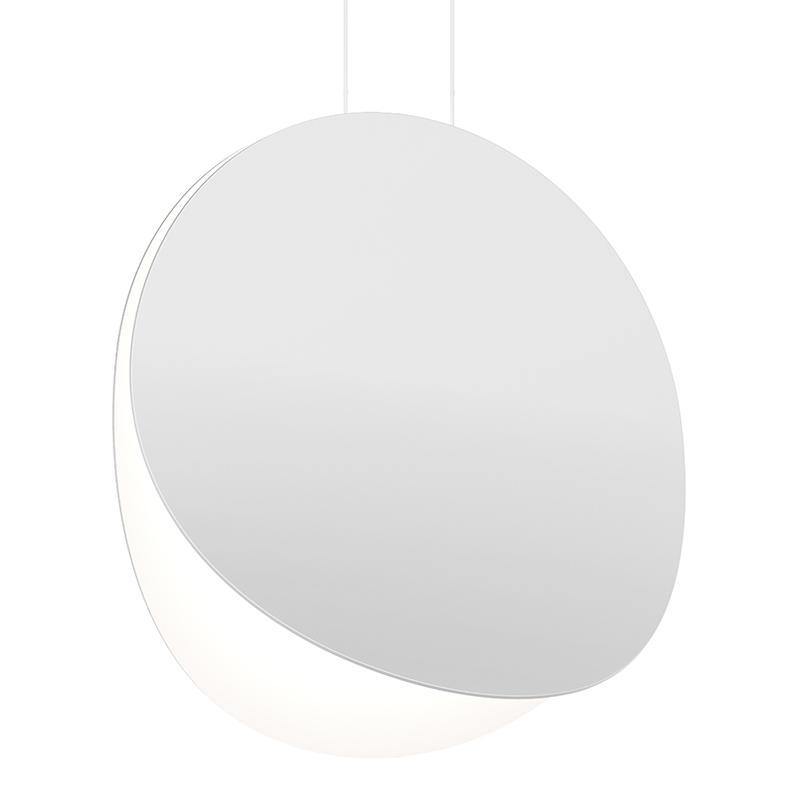 Malibu Disc Pendant by Sonneman, Finish: White, Size: X-Large,  | Casa Di Luce Lighting