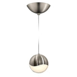 Grapes LED Pendant By Sonneman Lighting, Size: Large, Finish: Satin Nickel, Canopy Style: Dome Canopy