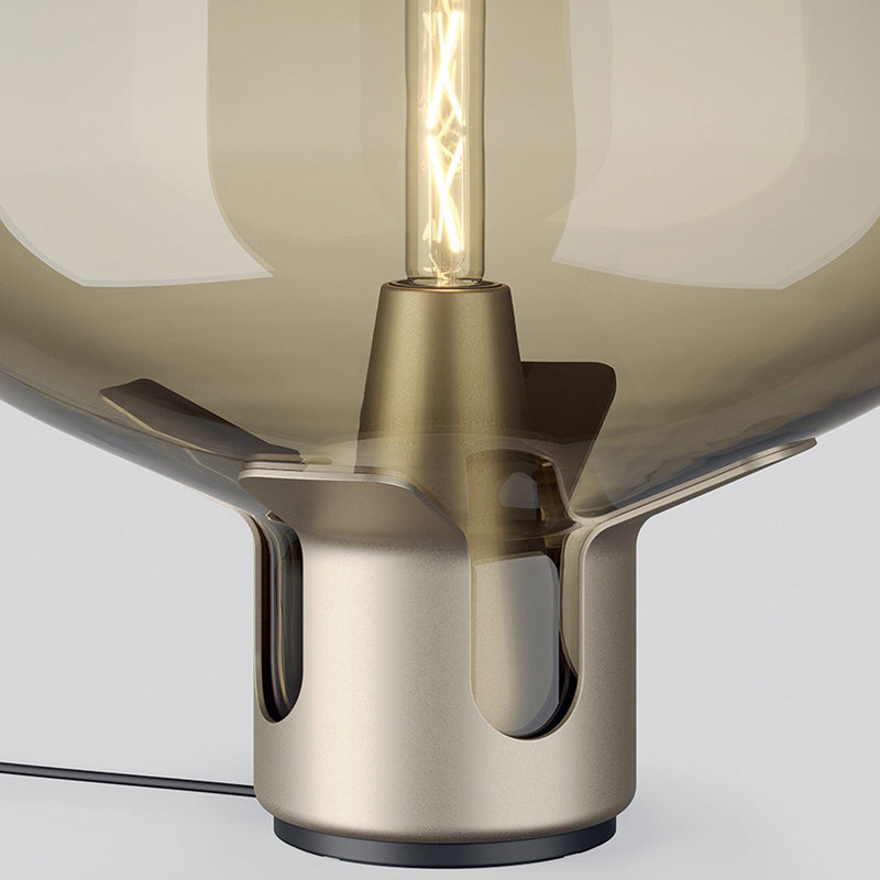 Champagne-Honey Flar Table/Floor Lamp by Lodes