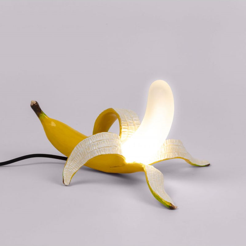 Banana Lamp Dewey By Seletti, Finish: Yellow