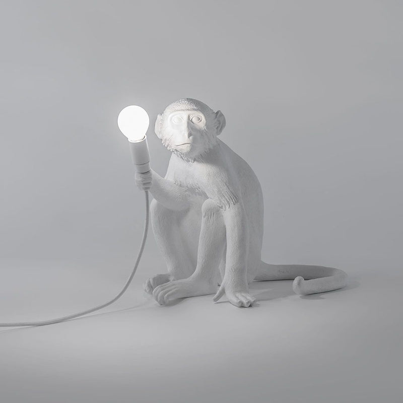 The Monkey Lamp Sitting Outdoor Version By Seletti