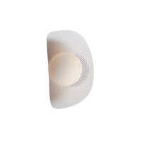 Chips Wall Sconce By Studio M, Finish: Matte White