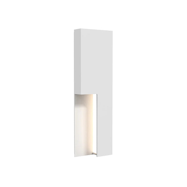 Incavo Indoor-Outdoor Wall Light By Sonneman Lighting, Finish: Textured White, Size: Small
