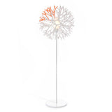 Coral Floor Lamp by Pallucco, Shade: White/Orange-Pallucco, Finish: Black,  | Casa Di Luce Lighting